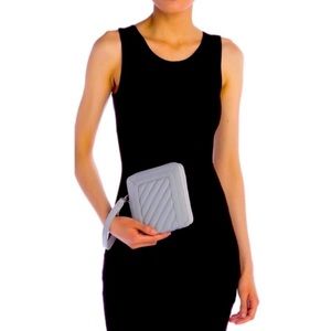 French Connection - Perla Grey Box Wristlet